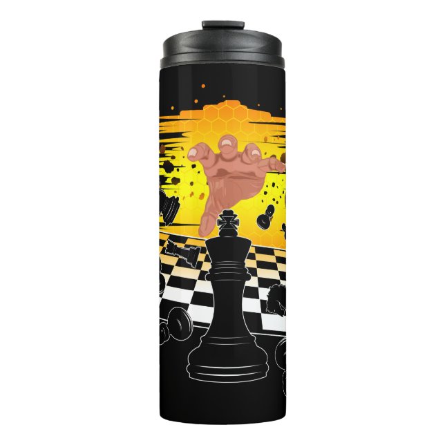 Schachmeister Thermosbecher (Vorderseite)
