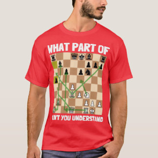 Schachmeisterklub 3 Way Schach Game (12) T-Shirt