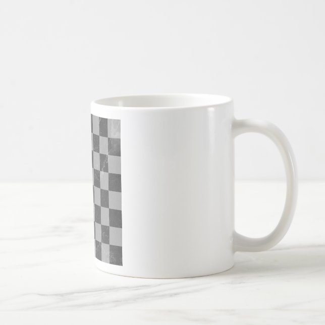 Schachmuster Kaffeetasse (Rechts)