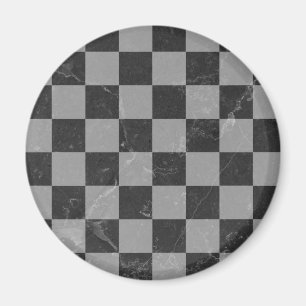 Schachmuster Magnet