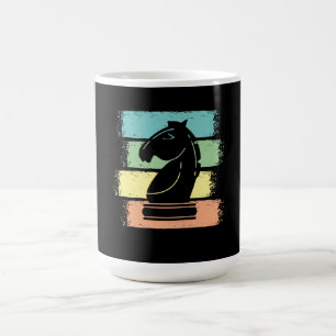 Schachpferd Retro Kaffeetasse