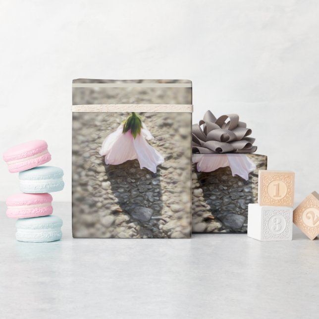 Schachpflaster-Blume Geschenkpapier (Babyparty)
