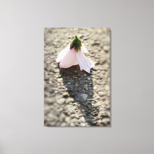 Schachpflaster-Blume Leinwanddruck