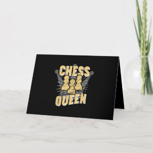 Schachqueen Kids & Women-Geschenk Karte