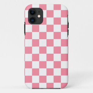 Schachrosa und Weiß Case-Mate iPhone Hülle