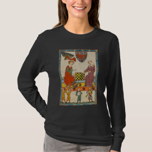 Schachspiel 14. Jahrhundert Codex Manesse T-Shirt