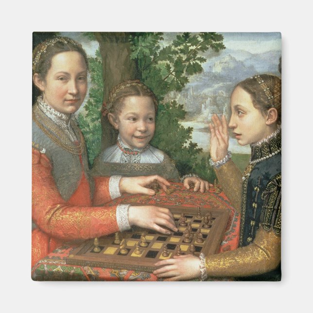 Schachspiel, 1555 magnet (Vorne)