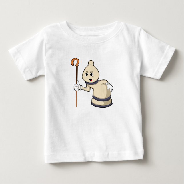 Schachspiel Bischof von Schach Baby T-shirt (Vorderseite)