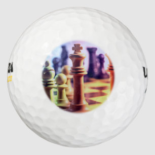 Schachspiel Golfball