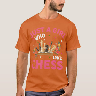 Schachspiel Liebhaber Nur Ein Mädchen Das Schach L T-Shirt