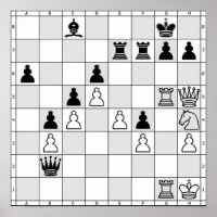 Schachspiel Poster Seven