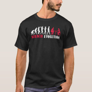 Schachspiel Schach Stücke Design T-Shirt