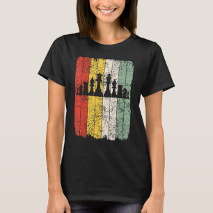 Schachspiel-Spielautomat Retro T-Shirt