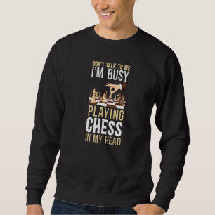 Schachspiel Vintag Sweatshirt