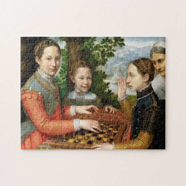 Schachspiel von Sofonisba Anguissola - Circa 1555 (Horizontal)