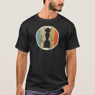 Schachspieler Evolution Schachbrett Vintage Retro T-Shirt