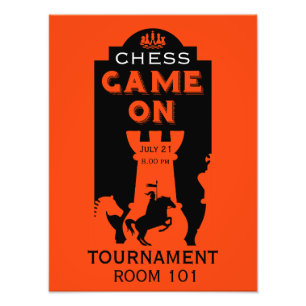 Schachspieler Fotodruck