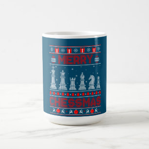 Schachspieler Frohe Weihnachten Weihnachten Ugly S Kaffeetasse