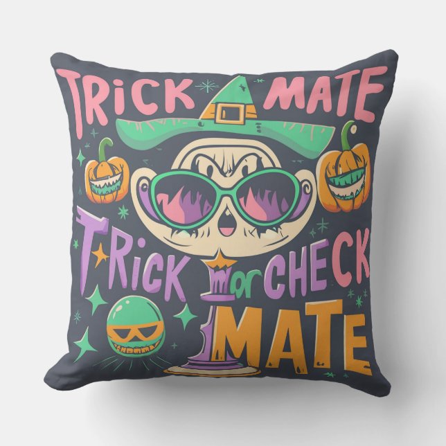 Schachspieler Kissen (Vorderseite)