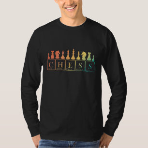 Schachspieler Männer Kinder Schachspiel T-Shirt