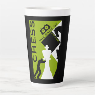 Schachspieler Milchtasse