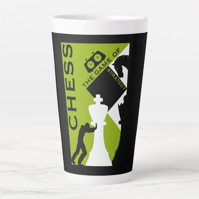 Schachspieler Milchtasse (Vorderseite)
