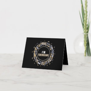 Schachspieler Nerd Schachliebhaber Geschenk Schach Dankeskarte