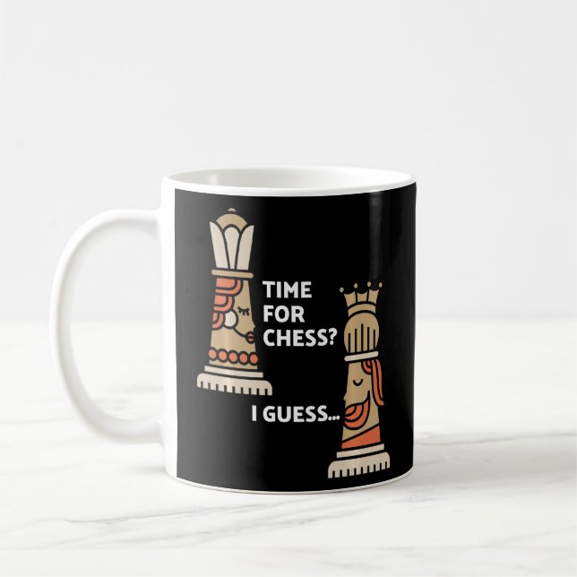 Schachspieler Schach Königszeit für Schach I Kaffeetasse (Links)