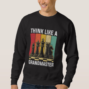 Schachspieler Schach Lover Schachbrettspiel 1 Sweatshirt