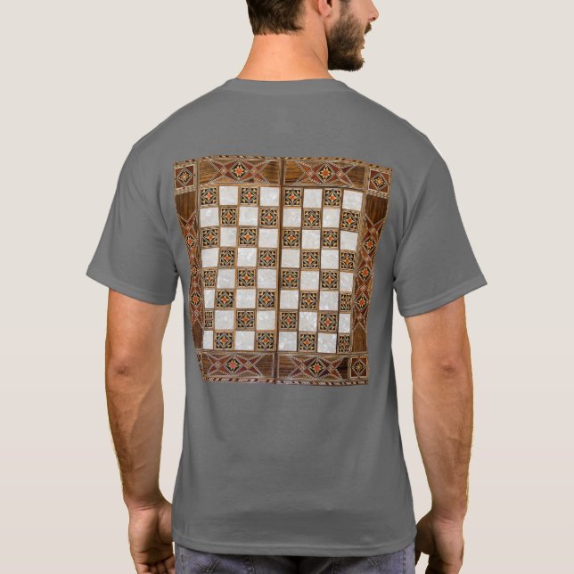 Schachspieler, Schachspiel Lover T-Shirt (Rückseite)