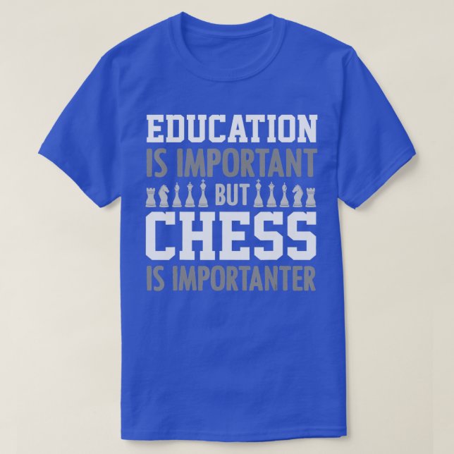 Schachspieler Schachspieler Schach Fan T-Shirt (Design vorne)