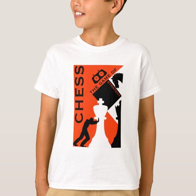 Schachspieler T-Shirt (Vorderseite)
