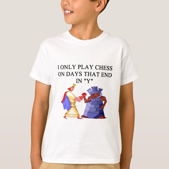 Schachspieler T-Shirt (Vorderseite)