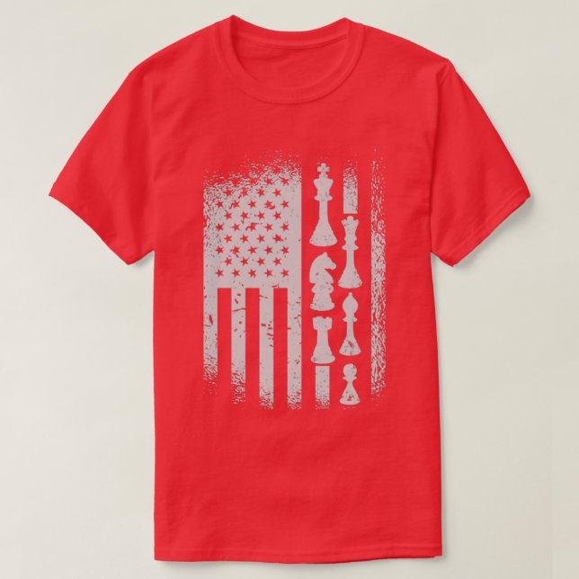 Schachspieler T-Shirt (Design vorne)