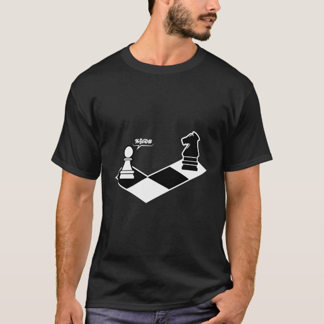 Schachspieler T-Shirt (Vorderseite)