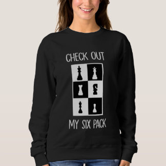 Schachspieler T-Shirt Karo aus meinem Sixpack Funn Sweatshirt