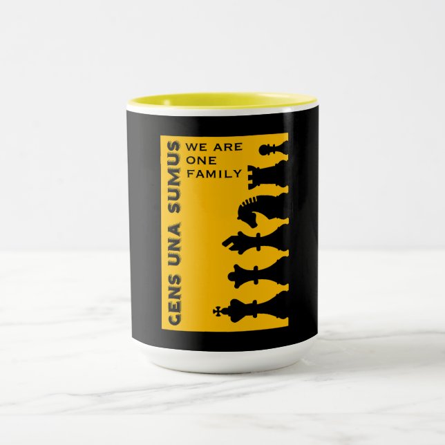 Schachspieler Tasse (Zentrum)