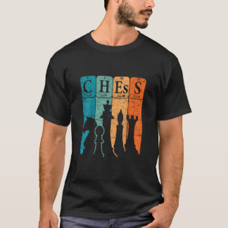 Schachspieler VI Nerd mit regelmäßigen Schachfigur T-Shirt
