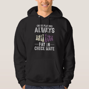 Schachspieler zahlen immer im Karo Pate Schach Puf Hoodie