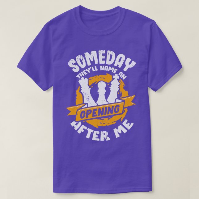 Schachspielergeschenk T-Shirt (Design vorne)