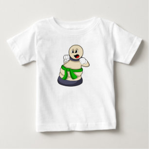 Schachstück am Schach befestigt Baby T-shirt