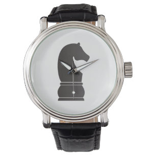 Schachstück Armbanduhr