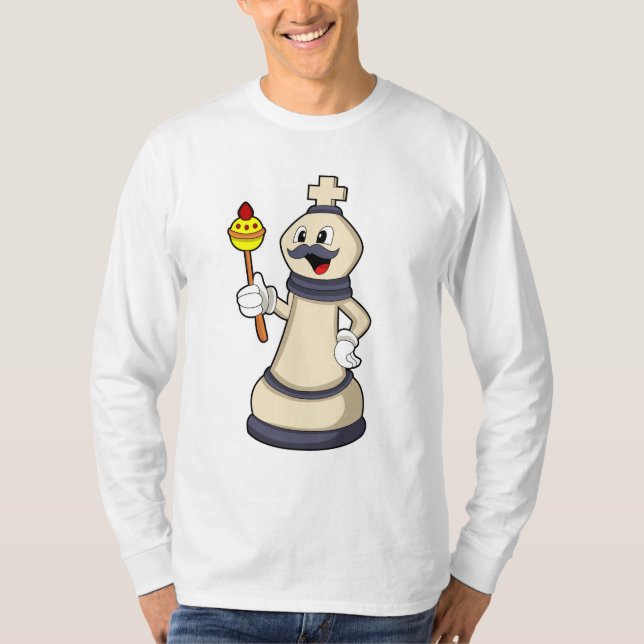 Schachstück King bei Schach.PNG T-Shirt (Vorderseite)