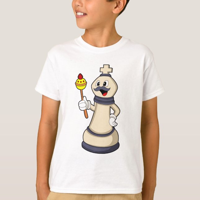 Schachstück King bei Schach.PNG T-Shirt (Vorderseite)