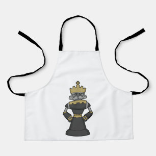 Schachstück King Crown Schach Schürze