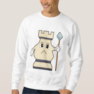 Schachstück Rook bei Schach.PNG Sweatshirt