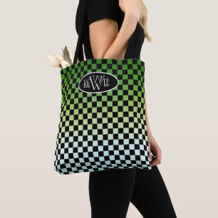 Schachte grüne Tasche
