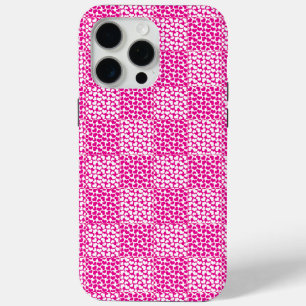 Schachte Liebe in Magenta und Weiß Case-Mate iPhone Hülle