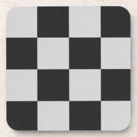 Schachte Schwarz-Weiß-Quadrate oder CUSTOM-FARBE