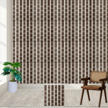 Schachtel für braune und weiße Gingham
